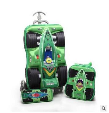 3D Jongens Auto trolley koffer - Foldable Rolling Luggage Bag recensie en prijs